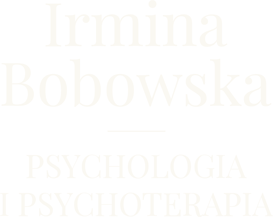 Irmina Bobowska — Psychologia i Psychoterapia